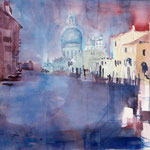 Venedig, Santa Maria de la Salute, Aquarell (2016)