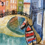 Venedig, Canale III, Aquarell (2016)