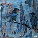 Raven Chat, Acryl (2016)