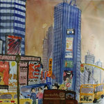 New York, Manhattan, Aquarell (2022)
