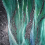 Wasserfall, Acryl (2016)