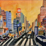 New York, Manhattan IV, Aquarell (2014)
