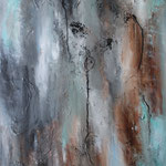 attempt on mystery (2020) Acryl mit Strukturpaste