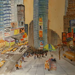 Rom, Forum Augustus, Aquarell (2016)