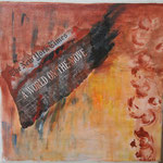 World on the move (2010) (Collage: Acryl und Zeitungsausschnitt) Geschenk an PR 