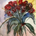 Rosenstrauß, Aquarell (2017)