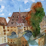 Nürnberg, Blick auf das Heilig Geist Spittal (Geschenk für meinen Bruder)