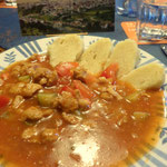 Znojemský guláš und Böhmische Knödel