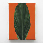 葉：Leaf　　2023　　oil on canvas　　18.0 x 14.0 cm
