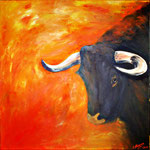 El Toro  (2007) 90 x 100 cm, acrylic on canvas