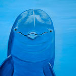 Delfin 70 x 100 cm (2011), acrylic on canvas