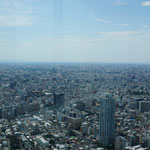 Blick aus der 45. Etage Tokio Metropolitan Government Building / View from Tokyo Metropolitan Government Building, floor 45 