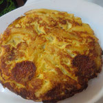 Tortilla de patatas, Kartoffelomelett