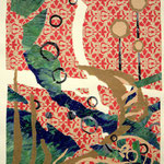 Altes Geschenkpapier III, 42 x 59,5 cm, Collage, 2013