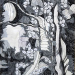 40,5 x 58 cm, Decollage und Zeichnung, 2013
