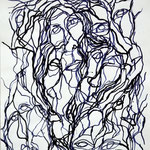 27 x 35,5 cm, Tusche auf Papier, 2012