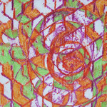 21 x 29,5 cm, Frottage und Zeichnung, 2018