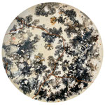 Kintsugi XX, 2023, mixed media on wood, diam. 86,5 cm