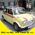 Mini 1000 MK3, 36PS, 998ccm, Bj. 1974 (Fahrer: Bernd Haider, Mini Drivers Club, Leoben)