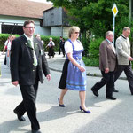 Landrat Martin Bayerstorfer, 3. BM Nicole Schley, Alt-BM Sepp Kern, BM Ernst Egner