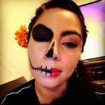 Maquillage Dia de los Muertos par Alejandra