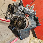 Motor ist bis auf den Zahnriemen fertig