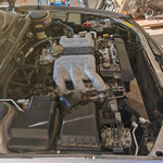 Motor ist eingebaut und verschraubt.
