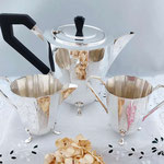 Art Deco versilbertes Kaffeeservice