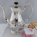 Antike Versilberte Kaffeekanne 1911