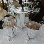 Art Deco versilbertes Kaffeeservice