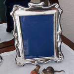 Vintage Versilberter Bilderrahmen aus England