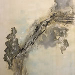 "Sanftheit" -  Acryl, Beizen, 90 x 60 x 4 cm