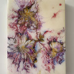 Ohne Titel, Acryl, Resin, Pouring auf MDF-Platte, 24 x 18 x 3 cm