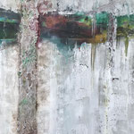 "Biala Góra" -  Acryl, Tusche, 135 x 85 x 4 cm