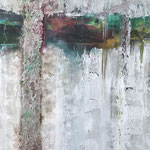 "Biala Góra" -  Acryl, Tusche, 135 x 85 x 4 cm