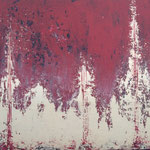 "Theater" -  Acryl, Strukturmasse, Spachteltechnik,, 50 x 70 x 2 cm