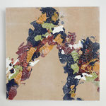 Ohne Titel, Acryl auf MDF-Platte, 20 x 20 x 3 cm