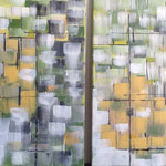 Ohne Titel, Acryl, 2 mal 60 x 60 x 2 cm