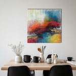 "The Bridge", Acryl auf Leinwand, 100 x 100 x 4 cm