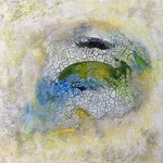 Ohne Titel, Acryl, Mischtechnik, 45 x 45 x 4 cm