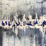 "Der Winter ist so schön" -  Acryl, 70 x 100 x 2 cm