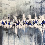 "Der Winter ist so schön" -  Acryl, 70 x 100 x 2 cm