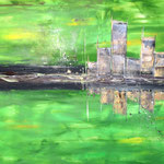 "Fabrik" - Acryl, 60 x 80 x 2 cm
