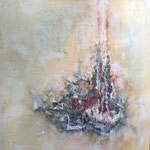 "Seelentanz" -   Acryl, Strukturmasse, Mischtechnik, 70 x 70 x 4 cm