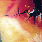 "Stierblut" -  Acryl, 100 x 170 x 4 cm