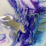 Ohne Titel, Acryl, Resin auf MDF-Platte, 10 x 10 x 3 cm