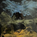 Black Balance, Acryl Pouring, 150 x 50 x 4 cm