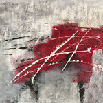 Ohne Titel, Acryl, Strukturmasse, 120 x 100 x 4 cm