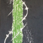 Ohne Titel, Acryl, Strukturmasse, 100 x 50 x 2 cm