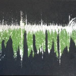 Ohne Titel, Acryl, Strukturmasse, 50 x 100 x 2 cm